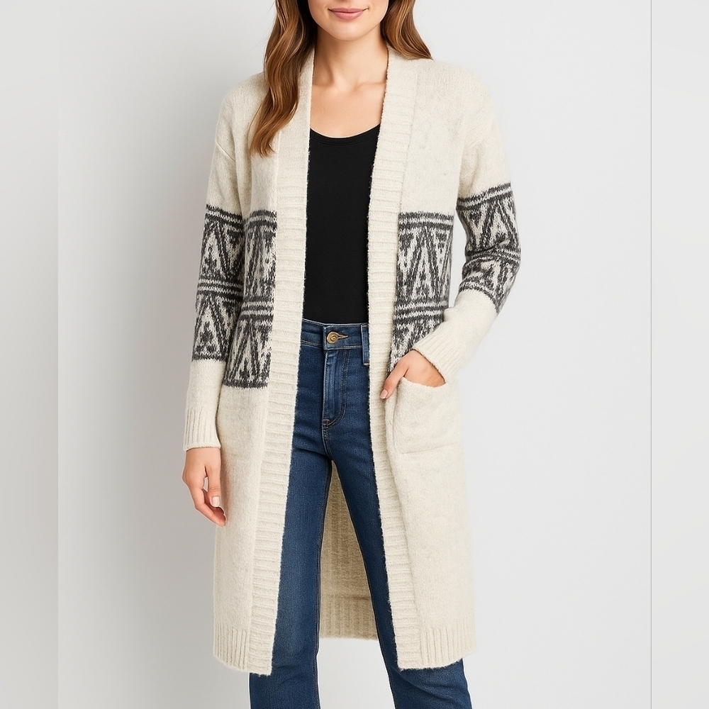 Joie Open Front Knit Cardigan Sweater